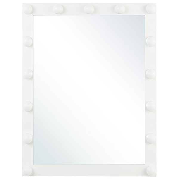 Rechteckiger Spiegel mit Beleuchtung