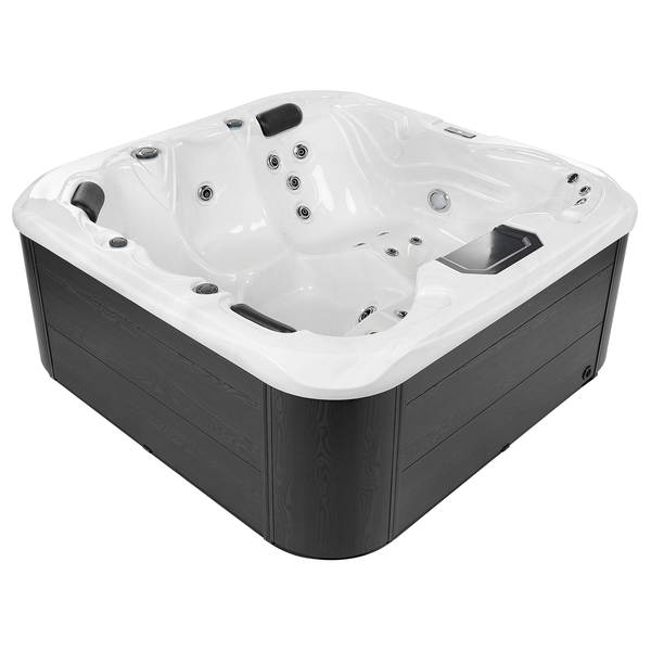 Outdoor Whirlwanne mit LED LASTARRIA Weiß