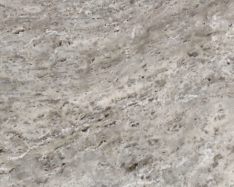 Wohnrausch Travertin Terrassenplatten SILVER GREY Römischer Verband 3 cm, getrommelt, grau