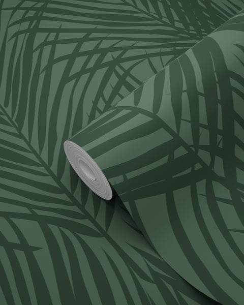 Tapetenrolle mit Blattmuster