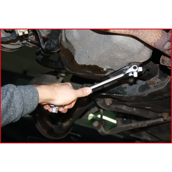 Doppel-Ringschlüssel mit den Größen 8-10 Millimeter, 3/8 Zoll, 1/2 Zoll, 10-12-14-17 Millimeter und einer Länge von 270 Millimeter