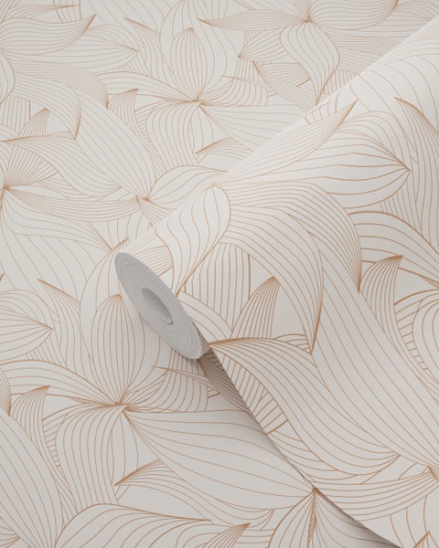 Tapetenrolle mit floralem Muster für die Wandgestaltung
