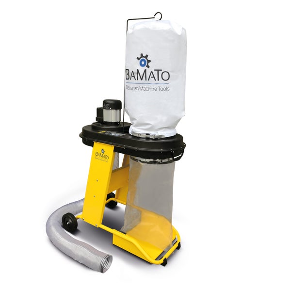 BAMATO Absauganlage mit Fahrwerk und Staubsack