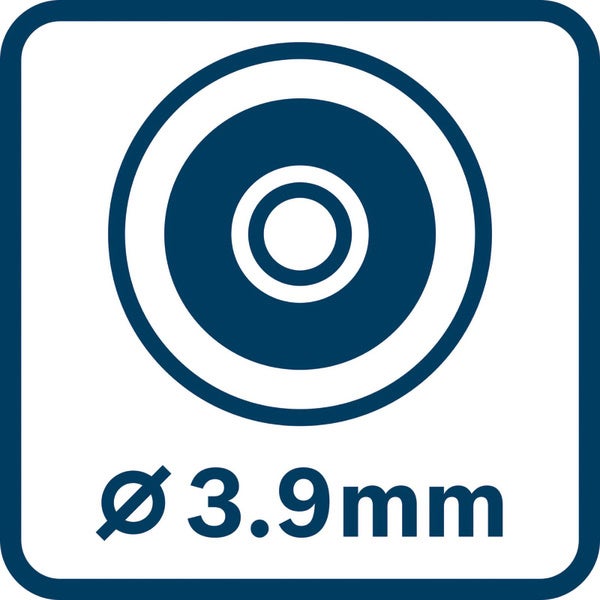 Symbol für 3.9 mm Durchmesser