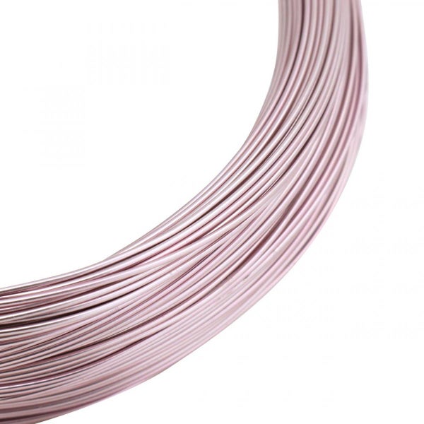 Aluminiumdraht in Rosa, Rolle Basteldraht aus Metall.
