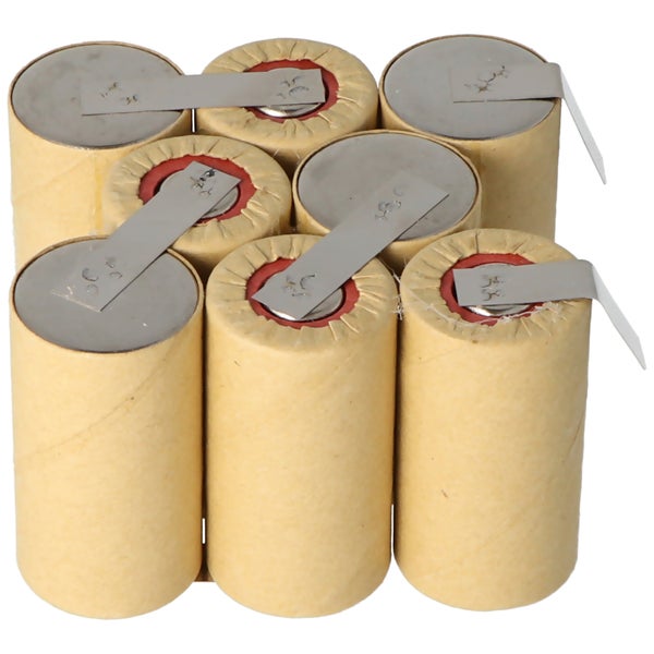 AkkuPack zum Selbsteinbau für den Würth Master SD 9.6 Akku 0700 980 213 NiMH 2,0Ah, Maße 78x62x43mm