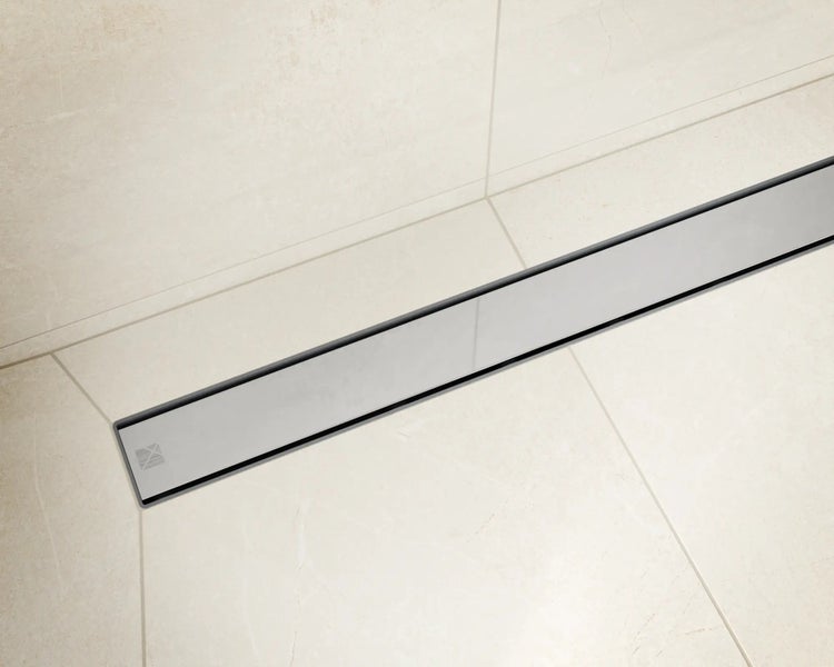 Edelstahl Duschrinne im Badezimmer