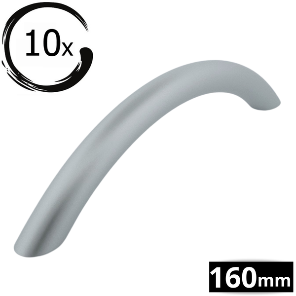 Möbelgriff, 160 Millimeter, 10er-Pack