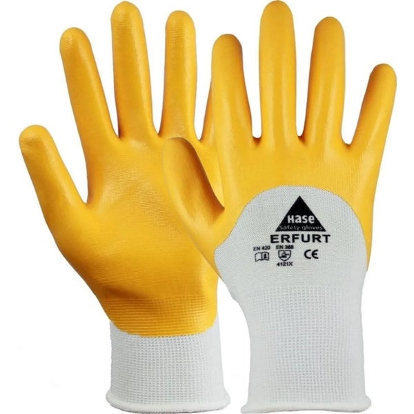 Hase Safety Gloves Erfurt Arbeitshandschuhe mit Nitrilbeschichtung