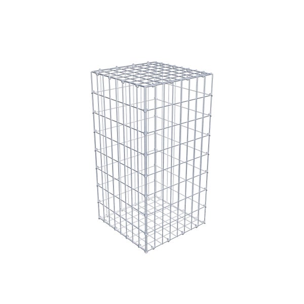 Gabione 80 cm x 40 cm x 40 cm (L x H x T), Maschenweite 5 cm x 10 cm, C-Ring
