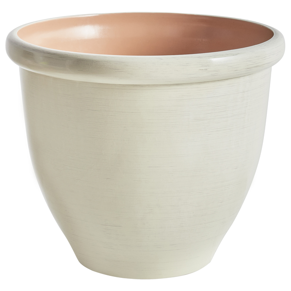 Blumenkübel TESALIA 49 cm Hellbeige