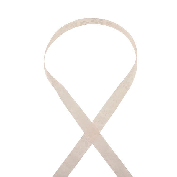 Schleifenband mit Blumenmuster