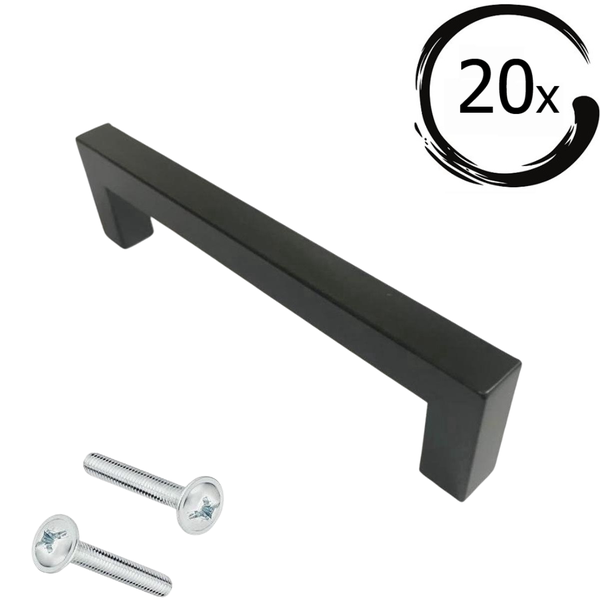 Griff aus Metall inklusive Schrauben, 20er-Pack