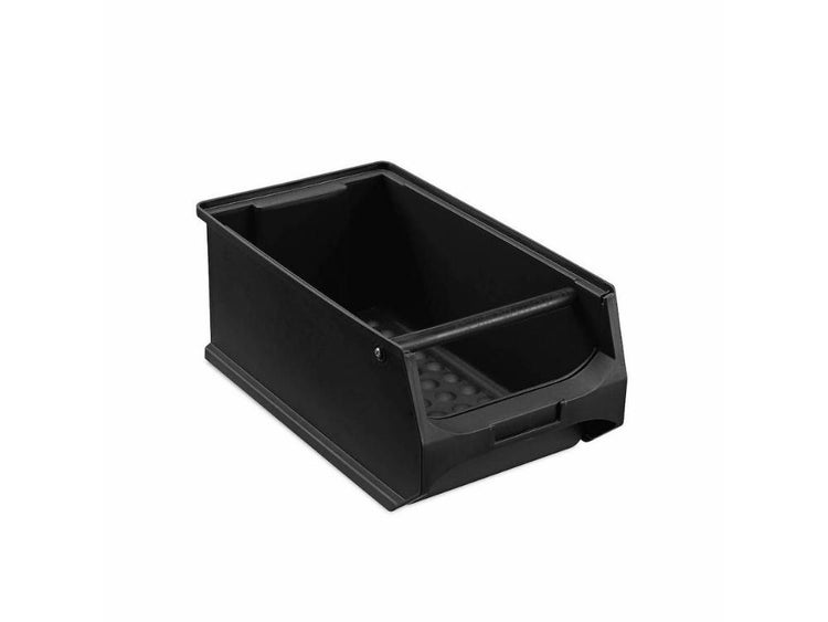 PROREGAL SuperSparSet 18x Leitfähige Sichtlagerbox 4.1 mit Griffstange HxBxT 15 x 20 x 35 cm 7,2 Liter ESD Sichtlagerbehälter