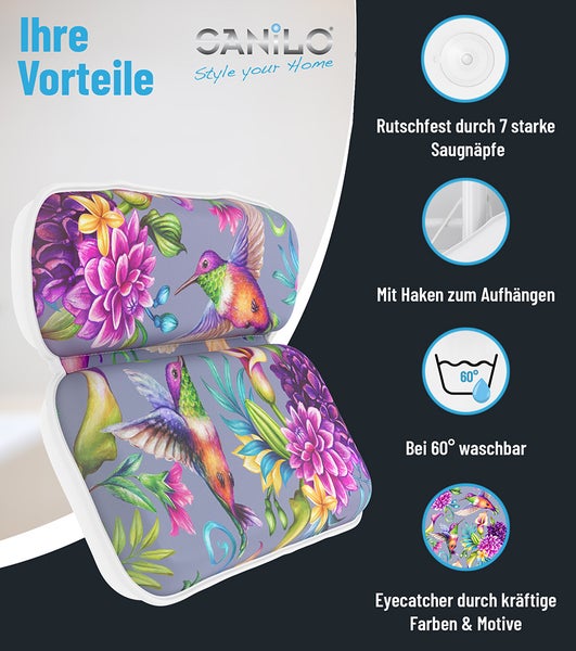 Badewannenkissen Kolibri