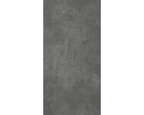 Wand- und Bodenfliese Bozen anthrazit 59,7x119,7cm 6mm stark matt rektifiziert