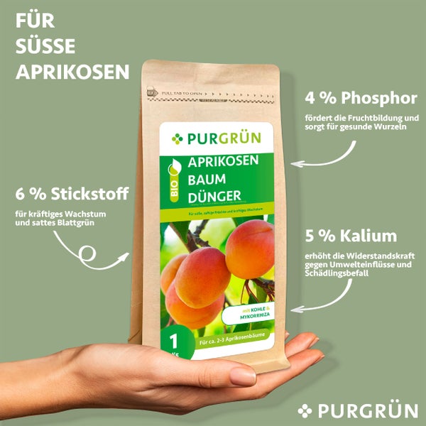 Purgrün Bio-Aprikosenbaum-Dünger 1 kg