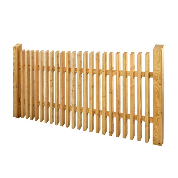 Holzzaun für den Garten