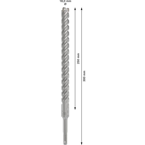 Bosch PRO SDS plus-5X Hammerbohrer 18 x 250 x 300 mm - 2608836632