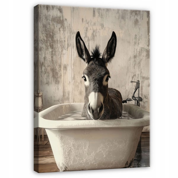 Bilder Tiere Abstrakt Badezimmer Modern Leinwandbild 60x40 cm