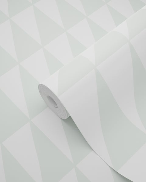 Tapetenrolle mit geometrischem Dreiecksmuster