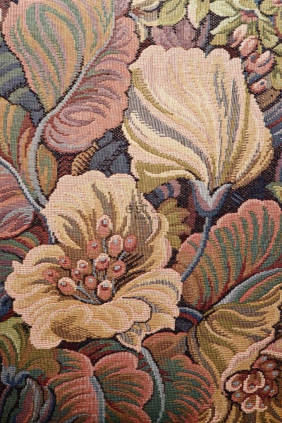 ESTAhome Fototapete Blumenmuster Terrakottarosa - 1,86 x 2,79 m - 158889