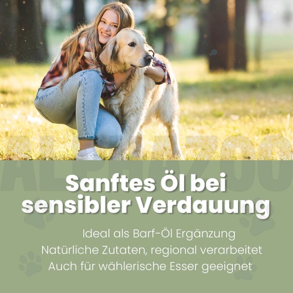 alphazoo Pupsbremse Futteröl für Hunde 250 ml