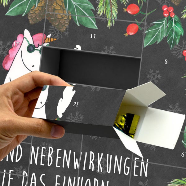 Mr. & Mrs. Panda Befüllbarer Adventskalender Einhorn Woodstock - Schwarz