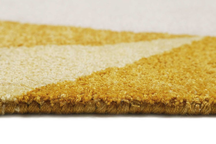 Teppich Gelb Gold Kurzflor Next Time 2.0 WECONhome 70x140 cm