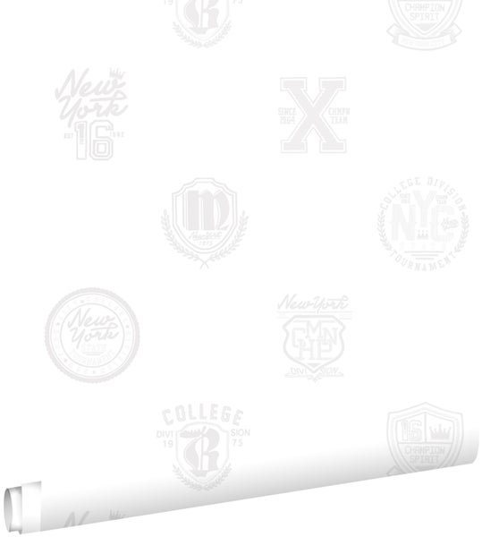 Tapete mit verschiedenen New York Motiven