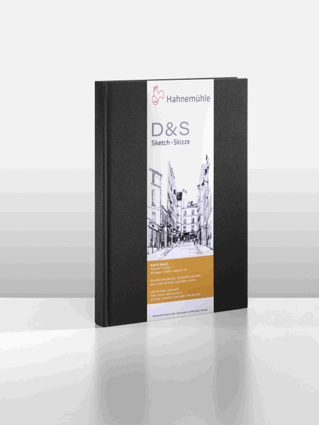 Hahnemühle Papier Skizzenbuch D&S, DIN A 6 Hochformat, 140 g/m²