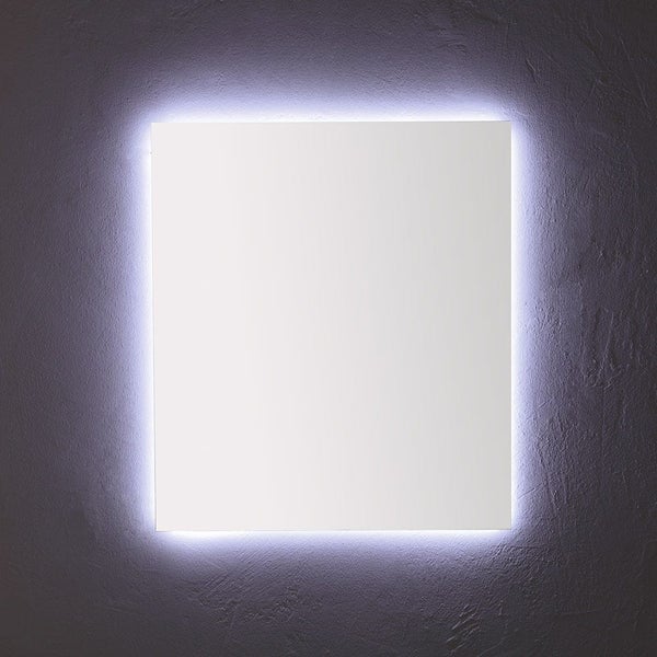Badezimmerspiegel 80x70cm mit Led-Hintergrundbeleuchtung