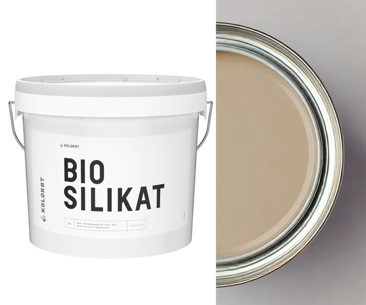 Kolorat Wandfarbe Bio-Silikat – Karamell K/11-23-38-20/T – 2.5L  Matte Wand- & Deckenfarbe auf Silikatbasis, atmungsaktiv, allergikerfreundlich, frei von Konservierungsmitteln, geruchsarm, leichte Verarbeitung. Hochwertige Innenfarbe für alle Räume.