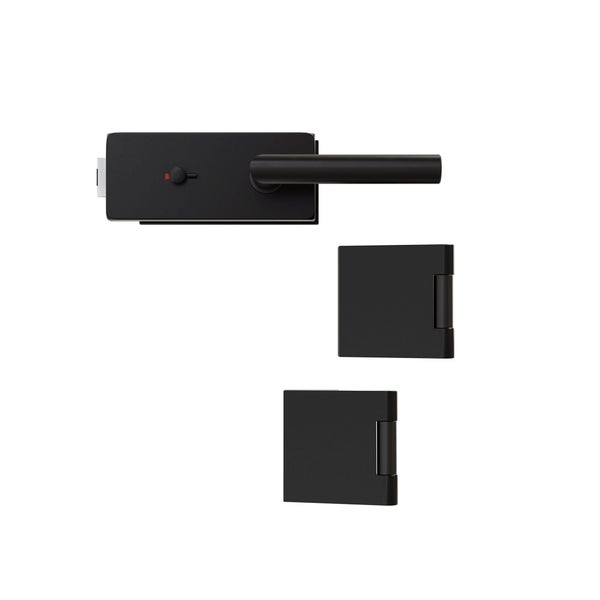 Schlossfalle und zwei Türbänder