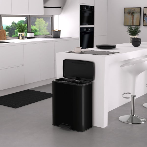 Curver Decobin Mülleimer - 65L - Schwarz