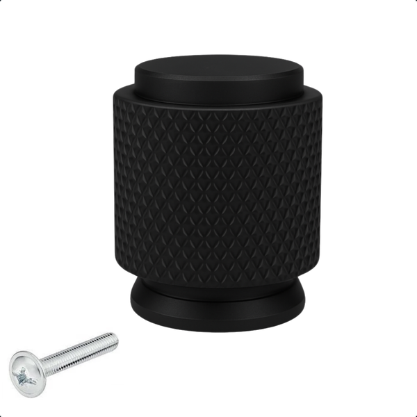 Schrankknopf / Möbelknopf Dodge Black