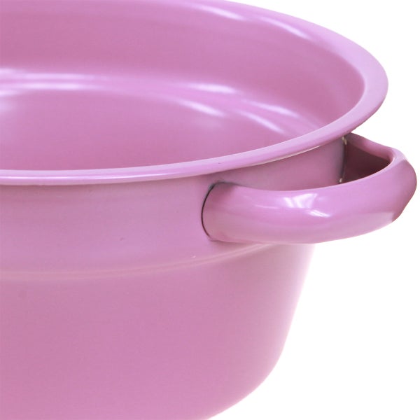 Emaillierter Topf mit Griff