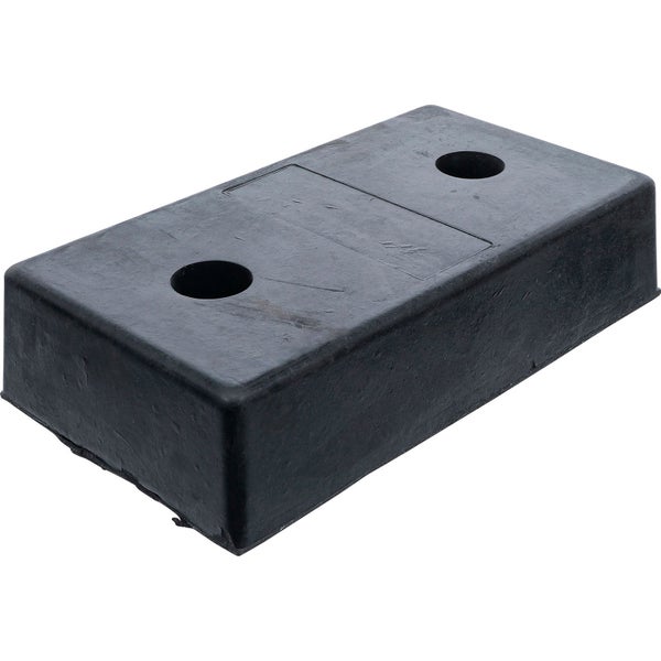 Schiffsfender aus Gummi mit zwei Befestigungslöchern