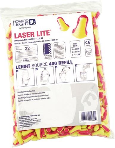 Packung Laser Lite Gehörschutzstöpsel mit 200 Paar