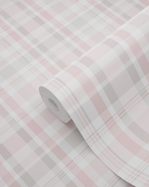 Tapetenrolle mit Karomuster