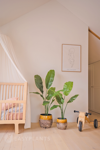 Kunstpflanze Strelitzia Nicolai Deluxe 120 cm