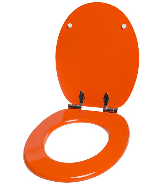 WC-Sitz mit Absenkautomatik Orange