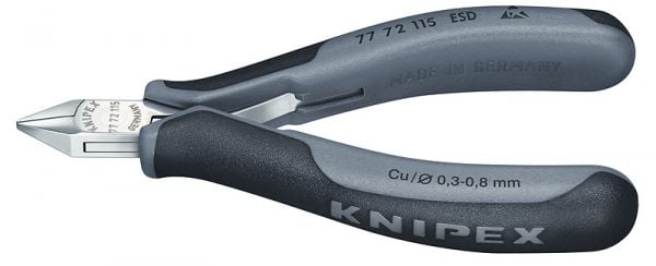 Knipex Elektronik-Seitenschneider - 7772115ESD