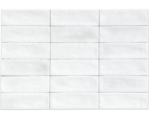 Wandfliese Beret White matt 5x15cm