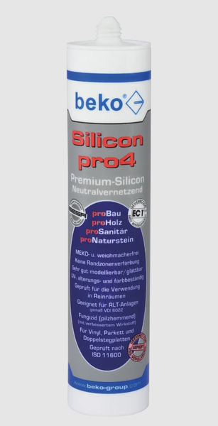 Beko Silicon pro4 Premium betongrau 310ml - 1 Tube