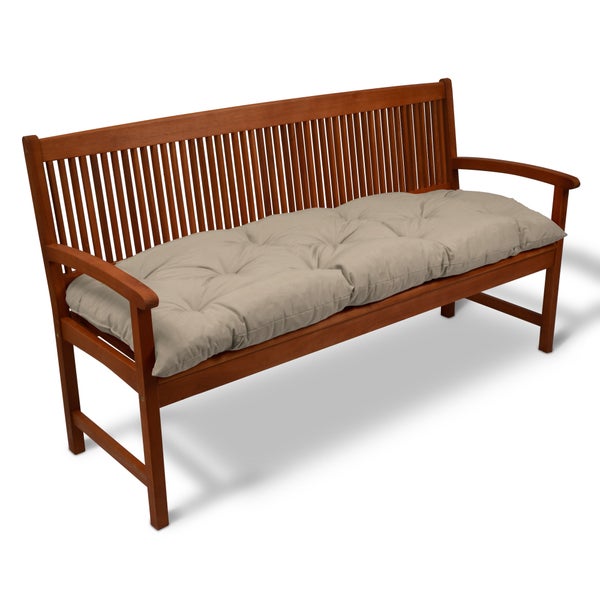 Beautissu Flair BK Bankpolster 100x50x8cm Natur