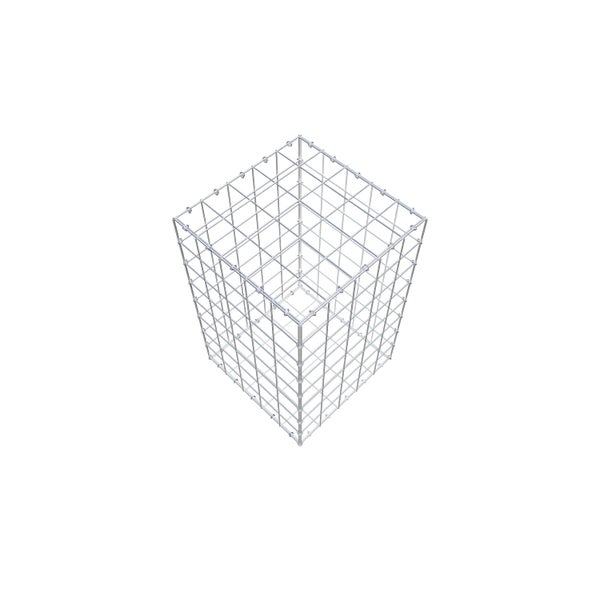 Gabione 80 cm x 50 cm x 50 cm (L x H x T), Maschenweite 10 cm x 10 cm, C-Ring