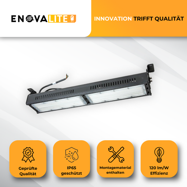 Enovalite Hallenstrahler mit IP65 Schutzart