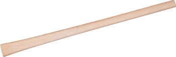 Gerader Gerätestiel aus Holz für Gartenwerkzeuge.