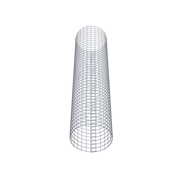 Gabionensäule Durchmesser 42 cm MW 5 x 5 cm rund - Höhe: 180 cm